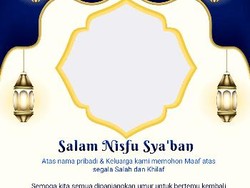 30 Link Twibbon Nisfu Syaban 2024 dan Cara Pasangnya