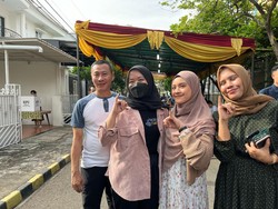 Antusias Warga Sunter Nyoblos Meski Sempat Tertunda Karena Banjir