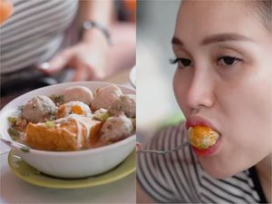 Serunya Ayu Ting Ting Saat Jadi Food Vlogger, Makan Bakso hingga Sate Serunya Ayu Ting Ting Saat Jadi Food Vlogger, Makan Bakso hingga Sate
