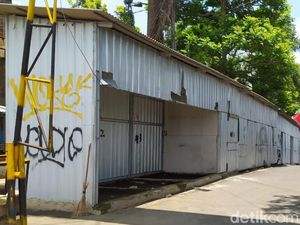 Bangunan Bekas Pasar Relokasi di Kota Batu Dilelang