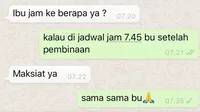 Chat Salah Ketik Murid dan Guru, Jadi Kangen Sekolah
