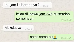 Chat Salah Ketik Murid dan Guru, Jadi Kangen Sekolah