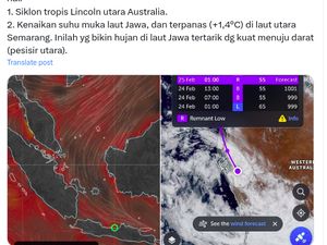 Jawa Potensi Cuaca Ekstrem, Ilmuwan Sebut 2 Penyebabnya
