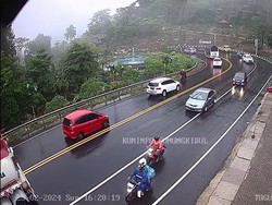 Lalin Jalur Jogja-Wonosari Sore Ini Ramai, Hati-hati Hujan Deras!