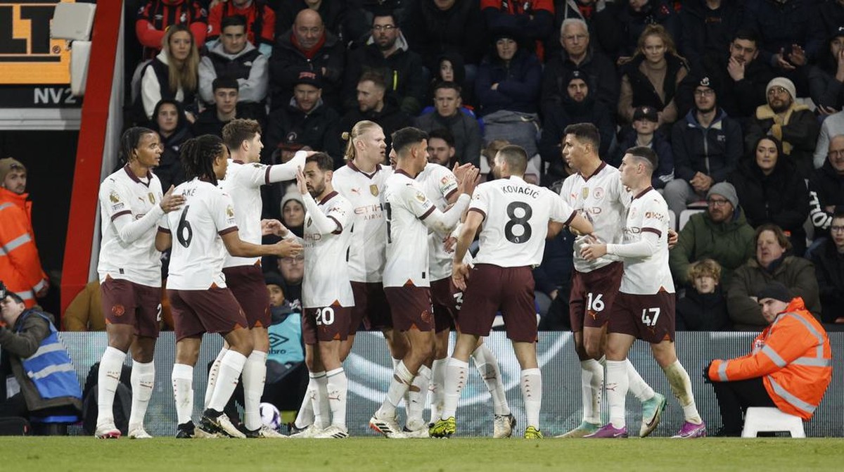 Manchester City menang 1-0 atas Bournemouth dalam lanjutan Premier League (Foto: AP/David Cliff)