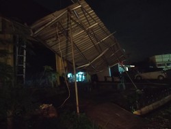 3 Rumah di Luwu Timur Rusak Diterjang Angin Puting Beliung