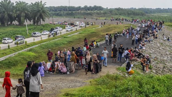 Wisata Baru Bendungan Karian di Lebak Ramai Dikunjungi Warga