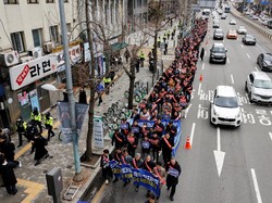 Dokter Mogok Massal, Polisi Korsel Gerebek Kantor Asosiasi Medis