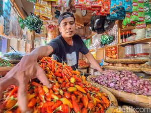 Harga Beras dan Cabai Merah Cs di Pasar Soreang Bandung Masih Pedas
