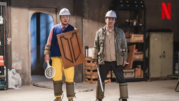 Potongan adegan drama Korea Netflix Chicken Nugget.