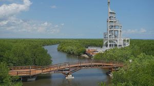 Pesona Tower Mangrove yang Jadi Landmark Baru Kota Langsa