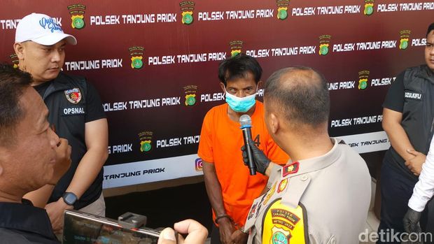Polisi menangkap paman yang membunuh keponakan sendiri di Papanggo, Tanjung Priok, Jakarta Utara