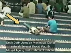 Viral Lansia di Gorontalo Meninggal Saat Zikir Usai Salat Magrib di Masjid