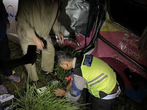 Sopir Minibus Tewaskan Pemotor Sekeluarga di Bangka Diamankan