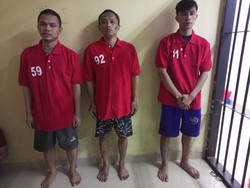 Tampang 3 Tahanan Polsek Tanah Abang yang Kabur Kembali Masuk Jeruji