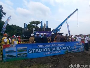 Pembangunan Stadion Surajaya Dimulai, Desember Ditargetkan Rampung Pembangunan Stadion Surajaya Dimulai, Desember Ditargetkan Rampung