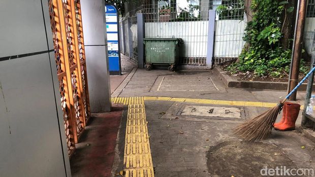 Halte Masjid Istiqlal. (Rifka Amalia/detikcom)