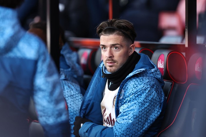BOURNEMOUTH, ENGLAND - FEBRUARY 24: Jack Grealish of Manchester City during the Premier League match between AFC Bournemouth and Manchester City at Vitality Stadium on February 24, 2024 in Bournemouth, England. (Photo by Jacques Feeney/Offside/Offside via Getty Images)