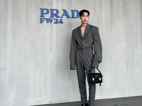 Lee Jae Wook di Prada fashion show 2024