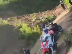 Momen Warga Histeris Selamatkan Diri Saat Longsor di Poros Bastem Utara Luwu