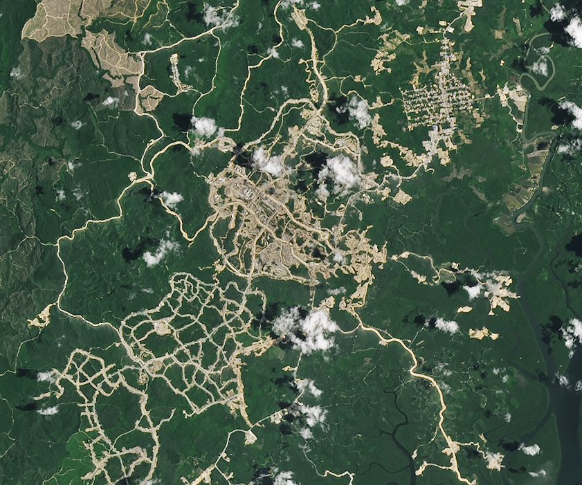 Wujud IKN dari tangkapan sensor NASA