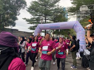 Serunya Ikut Lomba Lari untuk Peringati Hari Kanker Sedunia