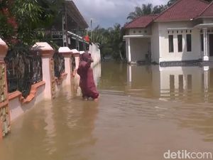 Hampir 2 Bulan Rumah Warga di Muaro Jambi Terendam Banjir, Aktivitas Terganggu Hampir 2 Bulan Rumah Warga di Muaro Jambi Terendam Banjir, Aktivitas Terganggu