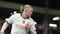Haaland terus tajam di musim ini. Dirinya masih jadi top skor Liga Inggris dengan 17 gol dari 21 laga (AP)