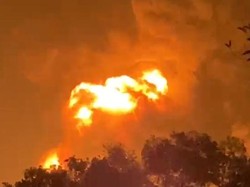 Gudang BBM Solar di Lampung Terbakar, Warga Dengar Ledakan