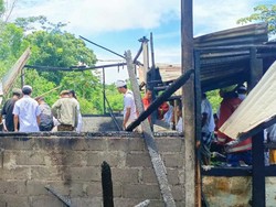 3 Rumah Terbakar Saat Galungan di Karangasem, Diduga gegara Dupa