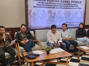 Aliansi Pemuda Kawal Pemilu Desak KPU Evaluasi Sirekap Imbas Suara Naik-Turun