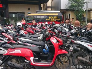 Ricuh Konvoi Pesilat di Lamongan, Polisi Amankan 160 Orang-87 motor Ricuh Konvoi Pesilat di Lamongan, Polisi Amankan 160 Orang-87 motor