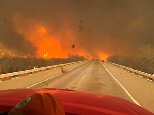 Horor Kebakaran Hutan di Texas yang Semakin Meluas Horor Kebakaran Hutan di Texas yang Semakin Meluas