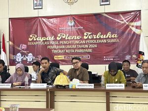 Hasil Rekap Capres di Parepare: Prabowo-Gibran Raih Suara Tertinggi 52.973