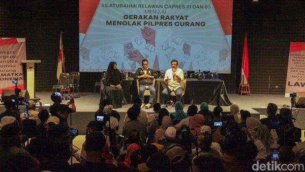 Relawan Anies dan Ganjar Kumpul Tolak Pemilu Curang