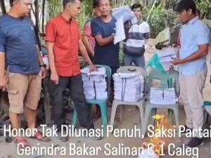 Heboh Saksi Gerindra di Langkat Bakar Salinan C Hasil gegara Gaji Tak Dilunasi Heboh Saksi Gerindra di Langkat Bakar Salinan C Hasil gegara Gaji Tak Dilunasi