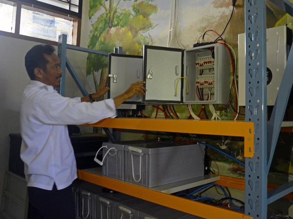 SMPN 6 Makassar Jadi Sekolah Percontohan Penerapan Panel Surya