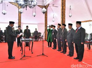 Percepat Akselerasi Pembangunan, Bupati Fauzi Lantik 5 Pejabat Sumenep