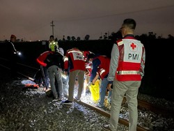 Pria Mojokerto Tewas Tabrakan Diri ke KA hingga Tubuhnya Terseret Sejauh 6 Km