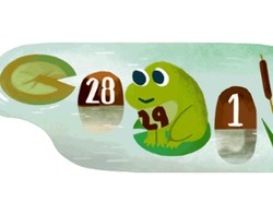 Google Doodle Hari ini, Serba-serbi Hari Kabisat 29 Februari