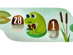 Katak Lompat Jadi Google Doodle Hari Ini! Simak Maknanya di Tahun Kabisat 2024