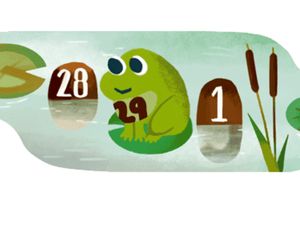 Google Doodle Katak Hijau Peringati Hari Kabisat di 29 Februari 2024 Google Doodle Katak Hijau Peringati Hari Kabisat di 29 Februari 2024
