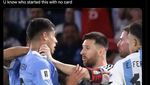 Meme Pencekik Bruno Fernandes Tak Dikartu, Messi pun Kena Senggol
