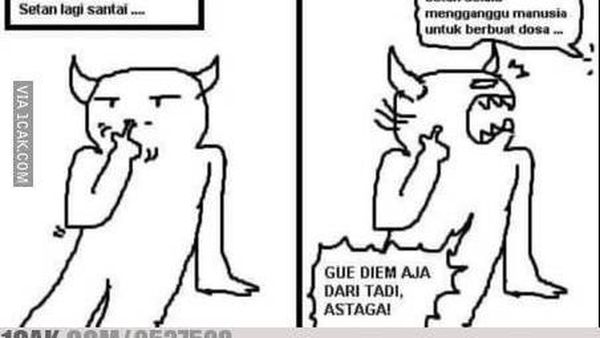 Meme Kocak Setan, Kelakuan Manusia Bikin Heran Makhluk Lain