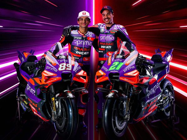 Tampilan Serba Ungu Motor Jorge Martin dan Franco Morbidelli