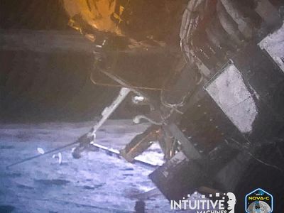 Penampakan Wahana Odysseus Milik AS yang Berhasil Mendarat di Bulan