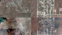 Potret Before-After Kebakaran Hutan yang Mengepung Texas