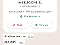 Waspada! Ada Penipu Catut Nama Pj Bupati Bone Andi Islamuddin di WhatsApp