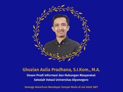 Kabar Duka, Dosen Sekolah Vokasi Undip Ghozian Aulia Meninggal