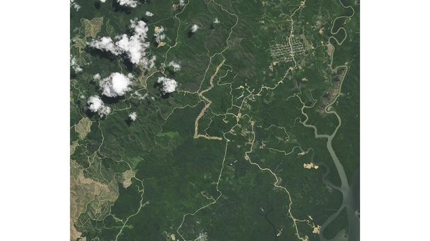 Foto Satelit Ibu Kota Nusantara